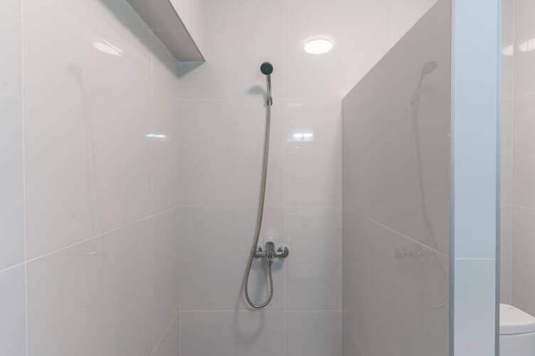 Bathroom with shower and WC