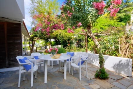 Outdoor seating area